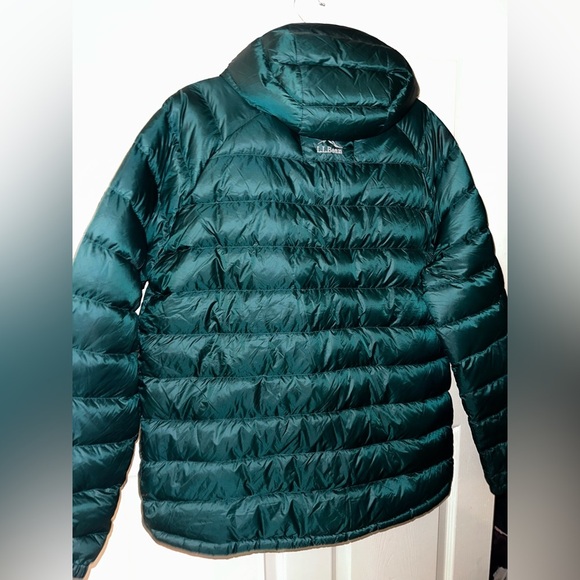 L.L. Bean Men's Green Goose Down filled Puffer Jacket XL outdoor winter hiking - Picture 14 of 14